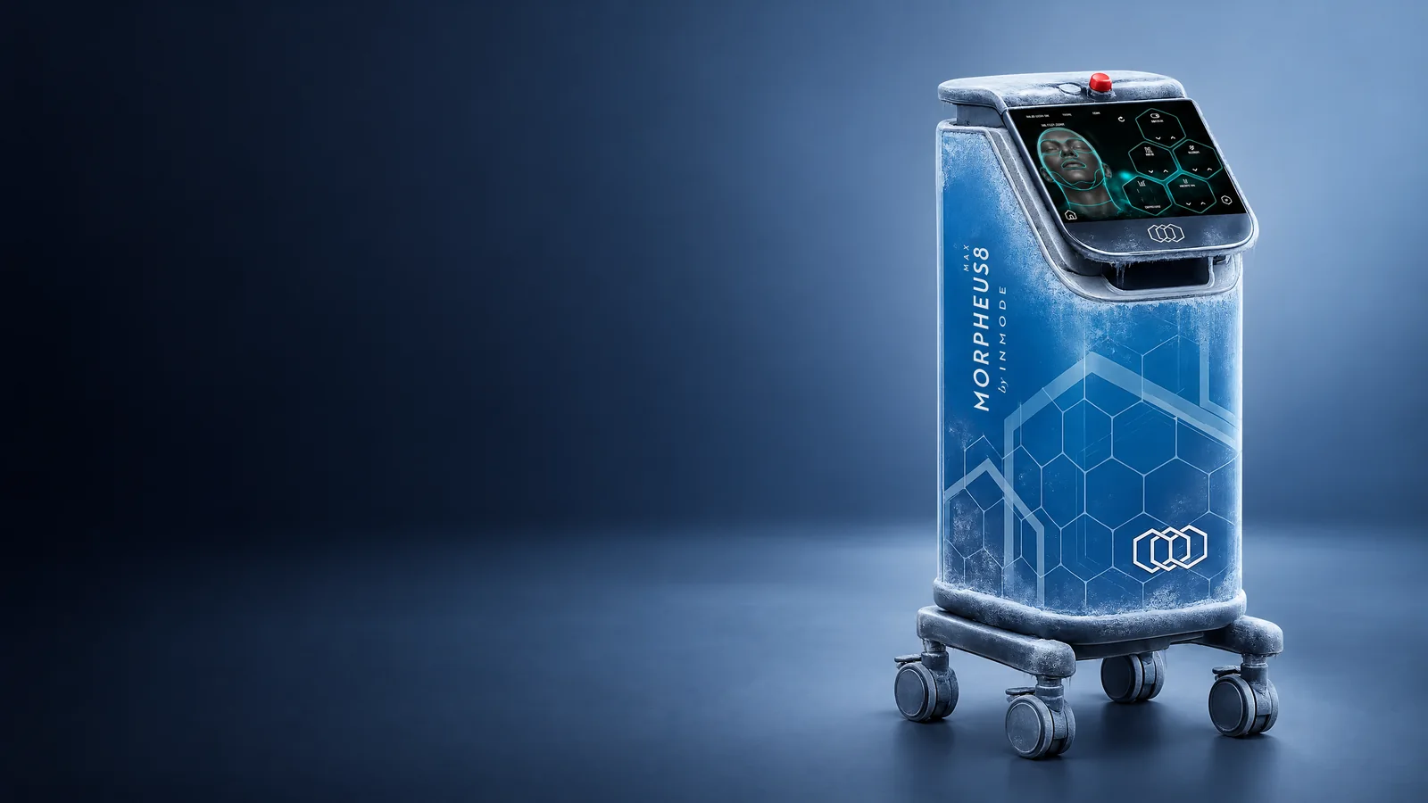 Illustrative Morpheus8MAX platform product graphic based on manufacturer imagery